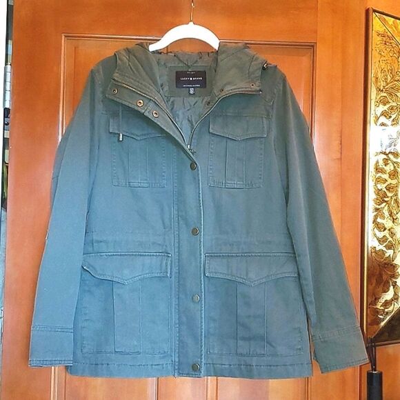 LUCKY BRAND, Jacket Army Style! Size S,  NWOT! - Picture 1 of 13